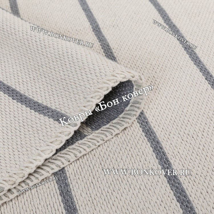 Хлопковый Безворсовый Коврик В Полоску Дизайн 29906