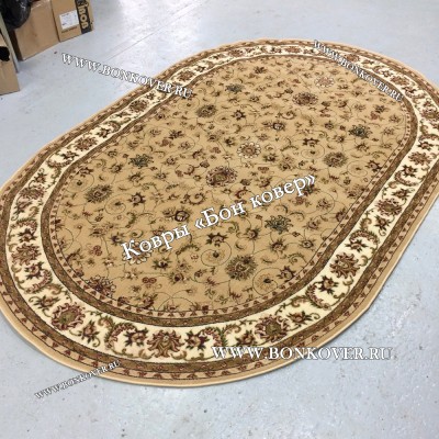 Бежевый Овальный Ковер Для Гостиной Дизайн 26364