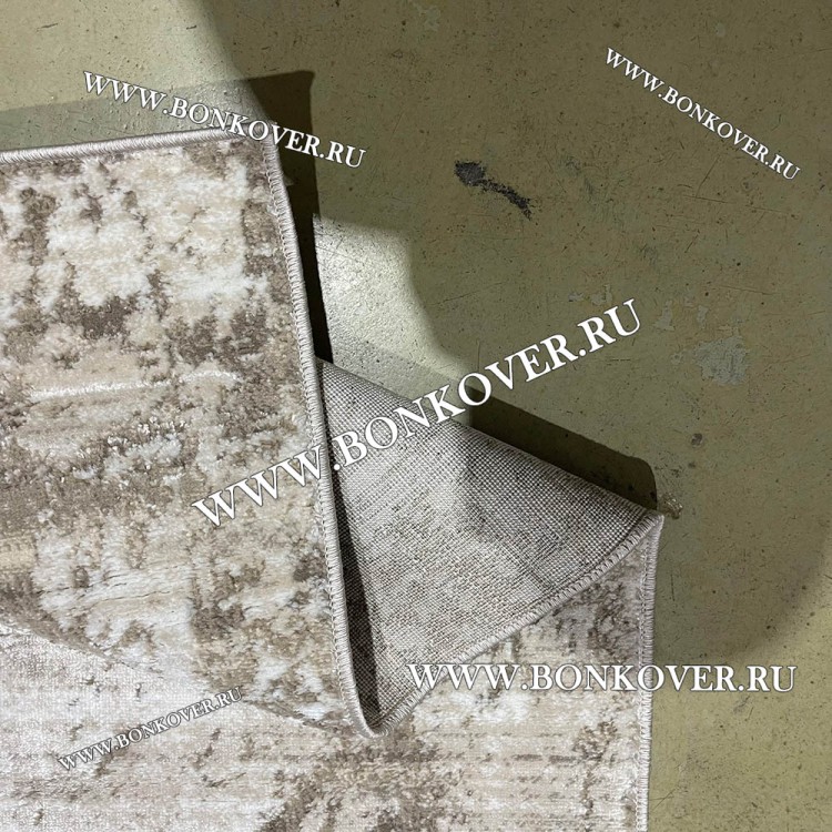 Современный Турецкий Ковер Дизайн 189 Бежево-Коричневый