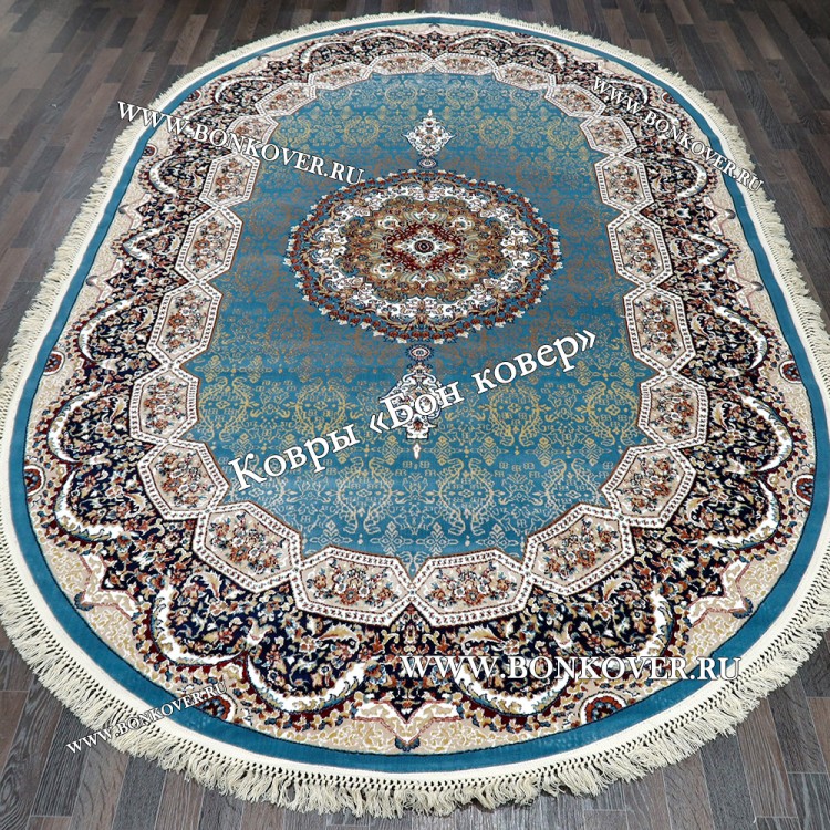 Турецкий Ковер С восточным Узором Дизайн 08 Овал