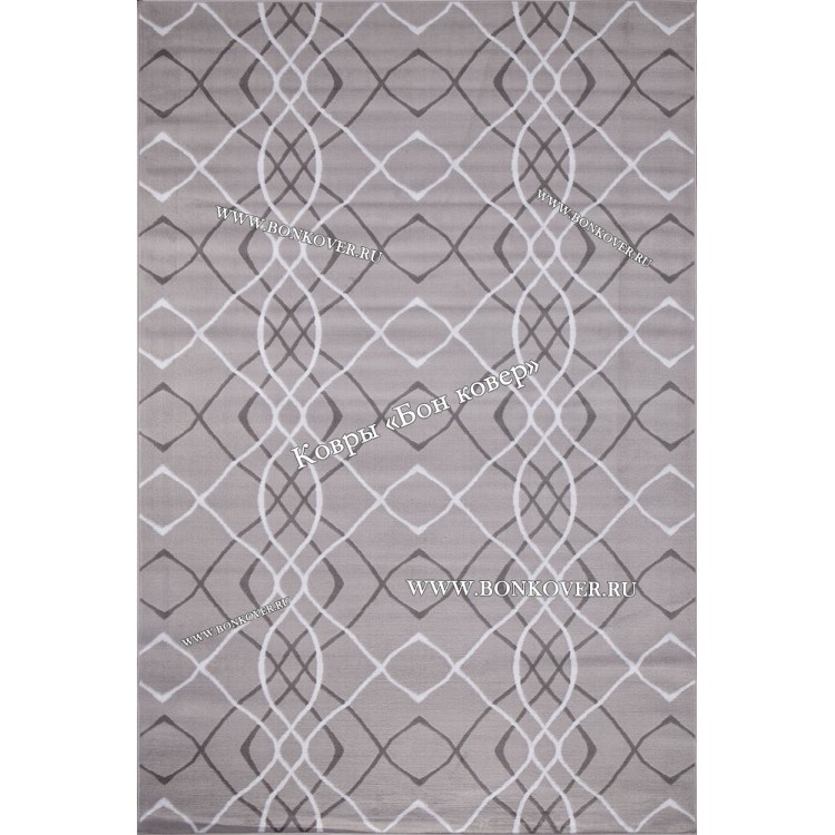 Ковер Лайт Карпет New 2 Дизайн 18 серый
