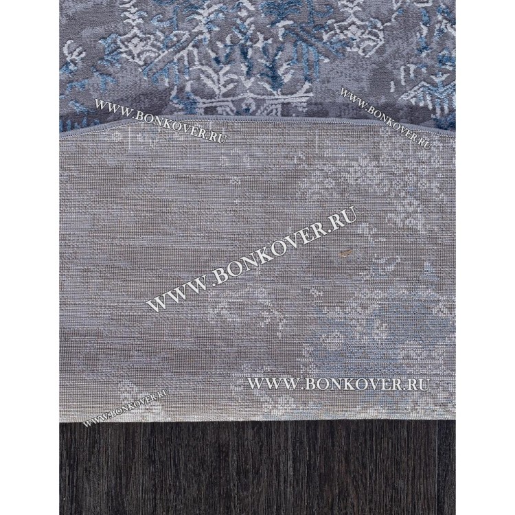 Турецкий Ковер Для Гостиной Дизайн 20 Синий Круг