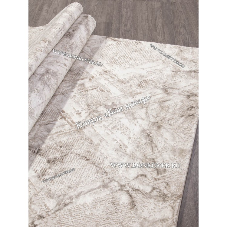 Абстрактный ковер дизайн 94 Бежево-коричневый