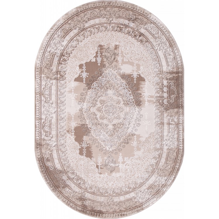 Ковер Armina 03704A BROWN / BROWN Овал