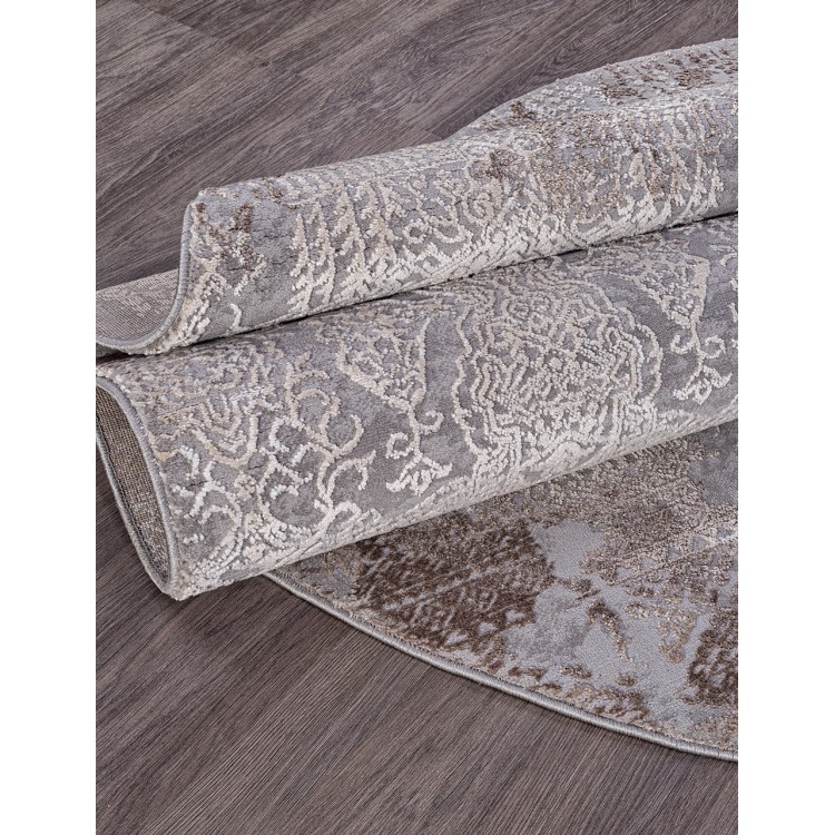 Ковер Armina 03851C GREY / BROWN Овал